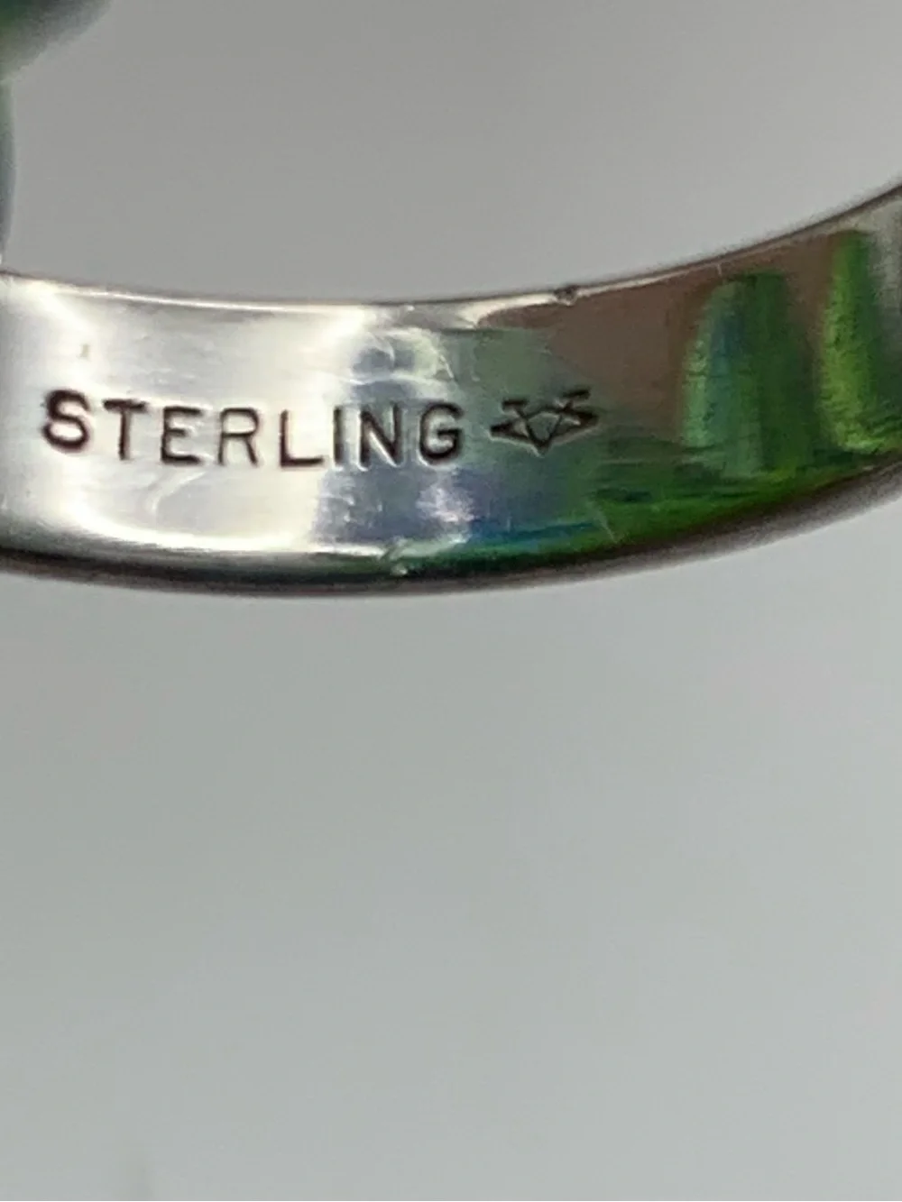 VTG Vargas Mfg Sterling Silver Wedding Band Ring Size 9.5 XRF Verified